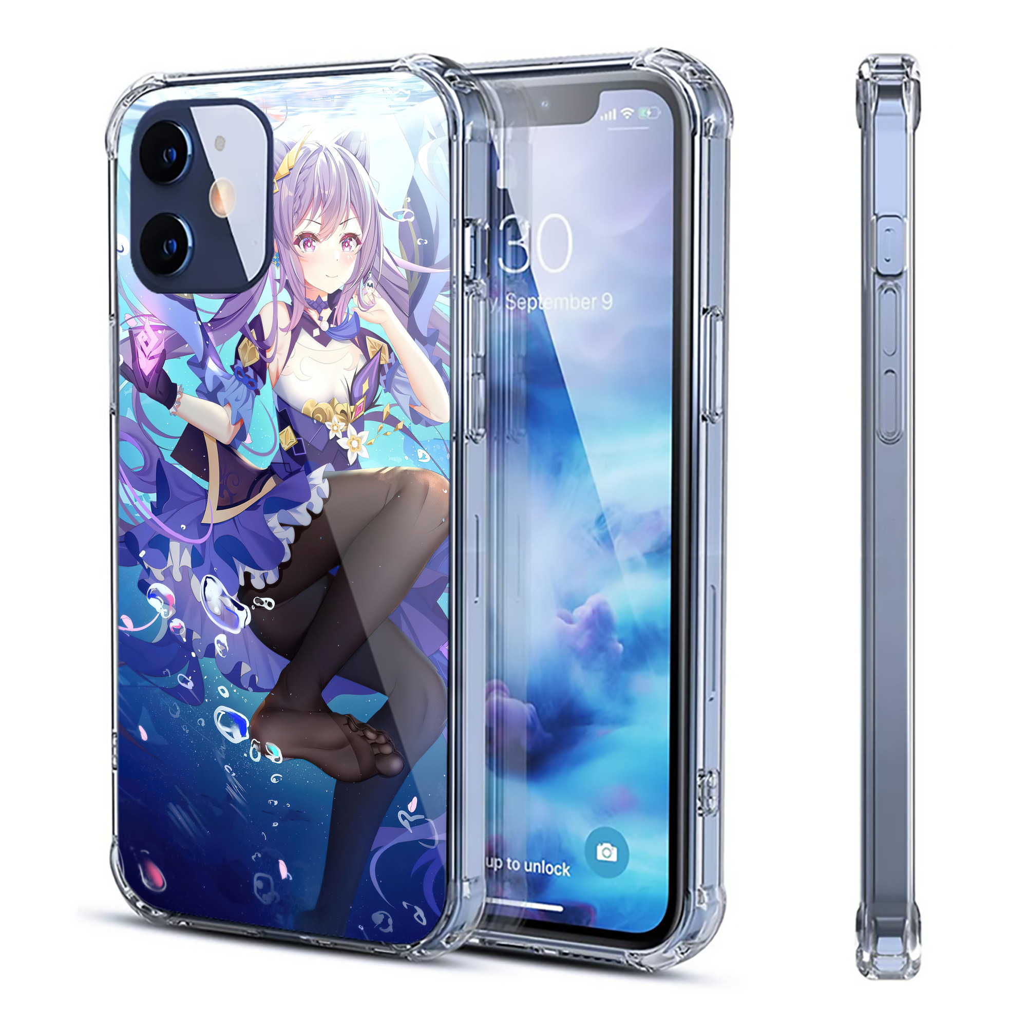 げんし神 genshin 【iPhone 12シリーズ対応】透明スマホケース（クリアソフトケース）